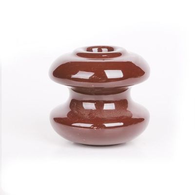 Aislador del carrete de la porcelana del carrete del grillo de 15KN 400V para la línea de transmisión