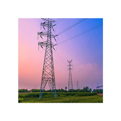 Ángulo 10kV de acero de la torre de la transmisión de poder 750kV