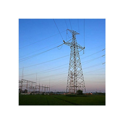 Ángulo 10kV de acero de la torre de la transmisión de poder 750kV