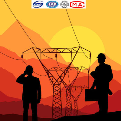 línea de transmisión de arriba 11kv torres eléctricas de acero de Q235B
