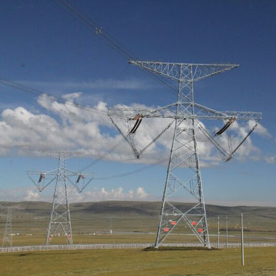 línea de transmisión 35 66 110 220kv sitio de Angel Steel Tower For Construction