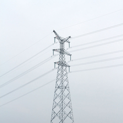 Línea de transmisión de poder de la galvanización 132kv de la inmersión caliente torre