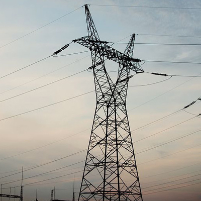 Línea de transmisión de poder de la galvanización 132kv de la inmersión caliente torre