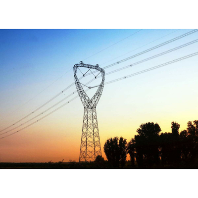 10kv cónico poligonal a la línea de transmisión 750kv torre del ángulo