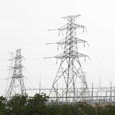4 330kv Legged galvanizaron a Angel Steel Lattice Transmission Tower