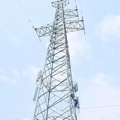 Línea de transmisión galvanizada de Angel Steel 500KV de la inmersión caliente torre