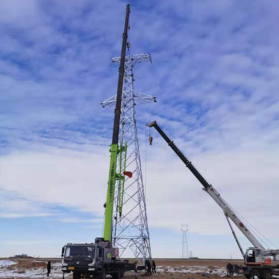 Torre galvanizada de Angel Steel Pole Power Transmission