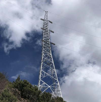 110 torre de acero angular Legged de la transmisión del enrejado 132kV 4