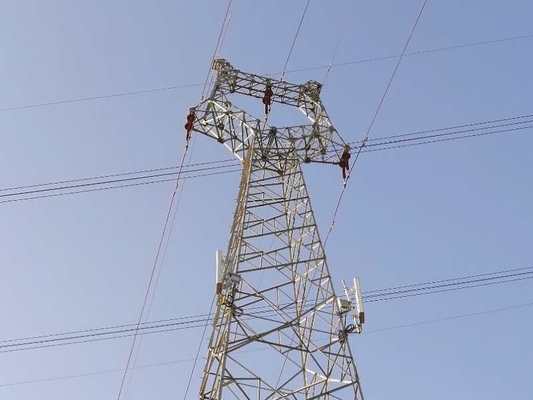 Acero 11 del ángulo del HDG línea de transmisión 35 220 330 500kV torre