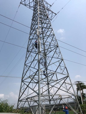 Torre de la transmisión del enrejado del acero Q355B Q255B 110KV del ángulo