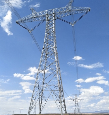 Torre galvanizada de la transmisión del acero 11KV 33KV 132KV 220KV del ángulo