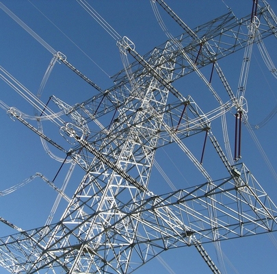 Torre galvanizada de la transmisión del acero 11KV 33KV 132KV 220KV del ángulo