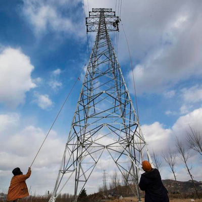 La inmersión caliente galvanizó a Angel Steel línea de transmisión de 132 kilovoltios torre
