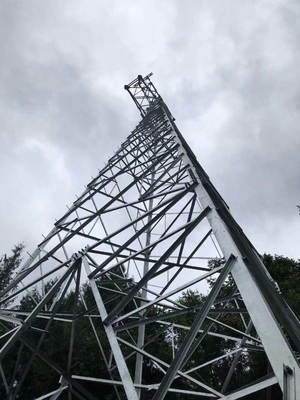 ASTM123 galvanizó la torre de acero del enrejado de la distribución de poder 110KV
