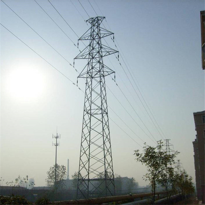 Torre doble de acero galvanizada del circuito Q345 para la línea de transmisión 33KV