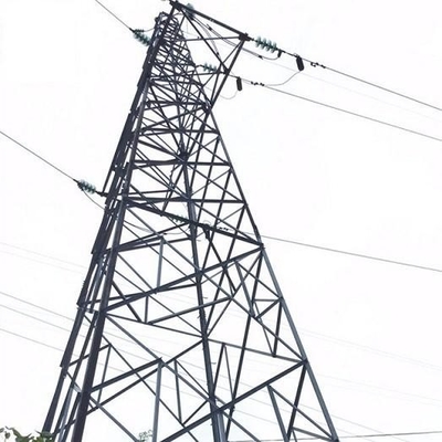 10KV a la torre galvanizada del enrejado de la transmisión de poder 750KV