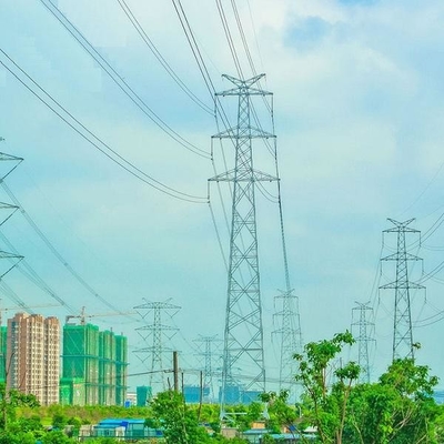 110KV torres de acero del enrejado de la telecomunicación Q235 Q345 Q420