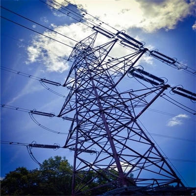Torre de la transmisión del pilón del enrejado de Q245 Q355 Electric Power