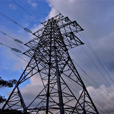 Torre de la transmisión del pilón del enrejado de Q245 Q355 Electric Power