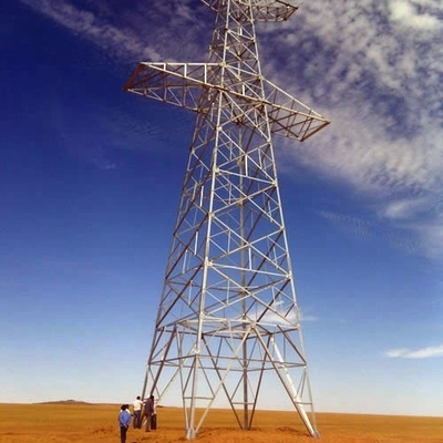 10 - Torre de acero de la transmisión del enrejado de 700KV HDG
