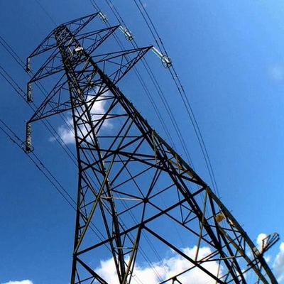 ASTM123 HDG enrejan las torres de acero para la línea de transmisión de poder