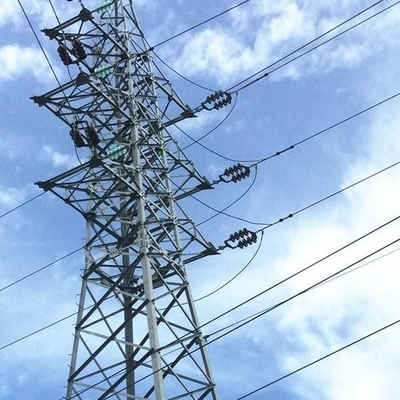 10KV a la torre galvanizada del enrejado de la inmersión caliente de la transmisión de poder 750KV