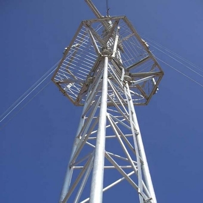 ISO9001 torre de antena autosuficiente del enrejado Q345 Q235 G/M