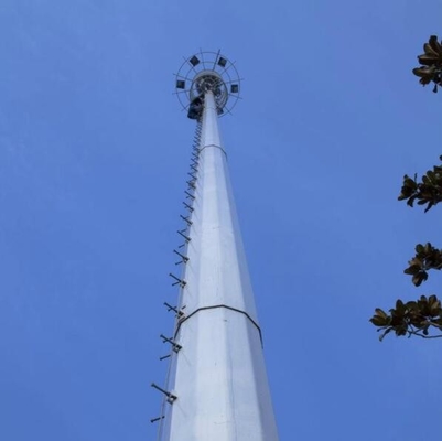 Torre de acero de la telecomunicación del enrejado del HDG los 75ft