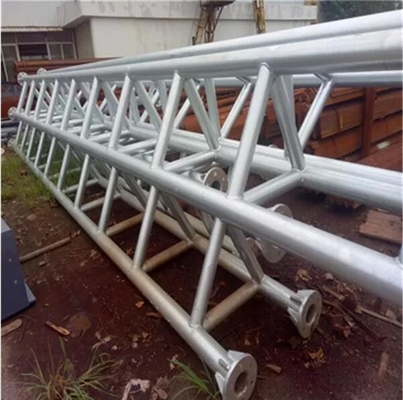 Torre tubular de acero galvanizada de las telecomunicaciones del enrejado de los 25m