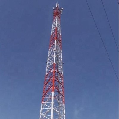 De la telecomunicación angular 3 la torre de acero 330KV de las piernas con la inmersión caliente galvanizó los soportes