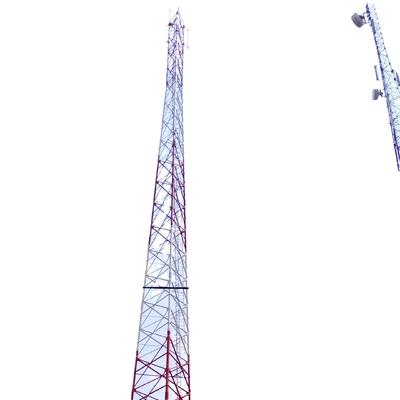 De la telecomunicación angular 3 la torre de acero 330KV de las piernas con la inmersión caliente galvanizó los soportes