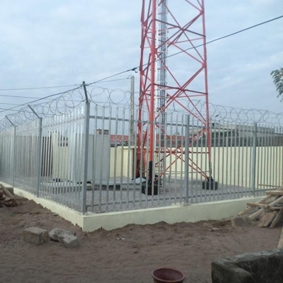 Telecomunicaciones angulares galvanizadas Sst 33KV de la torre del enrejado del acero de los 60m