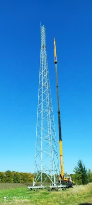 Material de acero de la torre Q255 de la telecomunicación del enrejado de la antena