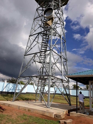 Material de acero de la torre Q255 de la telecomunicación del enrejado de la antena