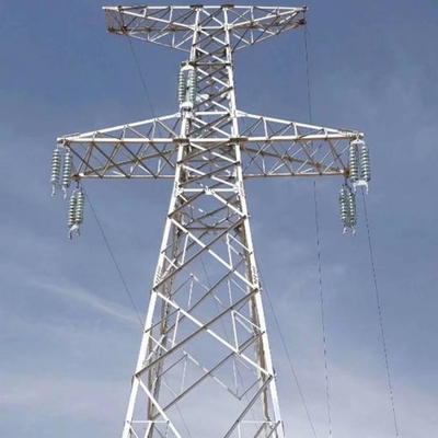 La línea de transmisión de acero de Q355B torre galvanizó Electric Power