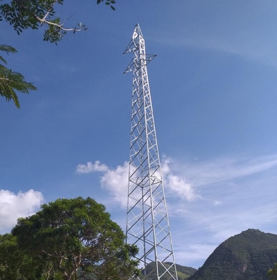 Acero Q235 Q345 Q420 de la torre del enrejado de la transmisión de las piernas 220KV 4