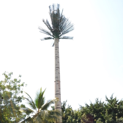 La inmersión caliente de la torre monopolar de acero de la palmera de la telecomunicación galvanizó