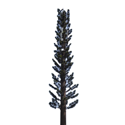La inmersión caliente de la torre monopolar del acero del árbol de pino del camuflaje galvanizó