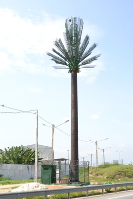 La palmera galvanizada monopolar de acero de la torre de Q235B camufló