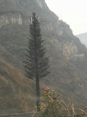Acero camuflado palo Q235B de la torre de las telecomunicaciones de la palmera del pino de la antena