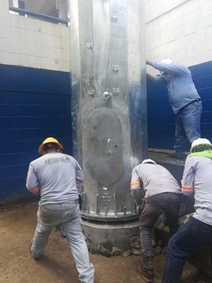 torre monopolar del hierro de las telecomunicaciones de los 20m para la telecomunicación