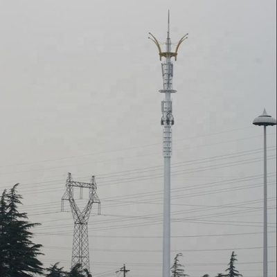 torre monopolar del hierro de las telecomunicaciones de los 20m para la telecomunicación