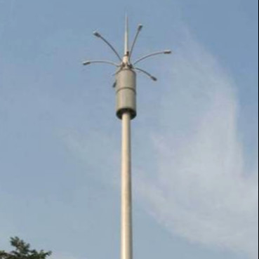 La inmersión caliente monopolar de acero de la torre de comunicación Q345 galvanizó