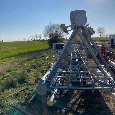 Tubular Legged galvanizada telecomunicación de la torre 3 de acero
